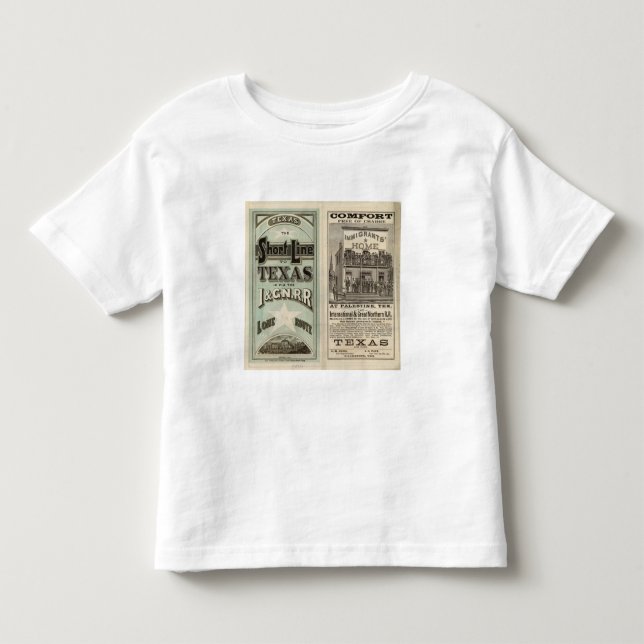 Camiseta De Bebé Ferrocarril de Tejas (Anverso)