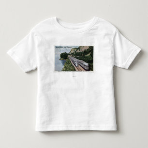 Camiseta De Bebé Ferrocarril de Zephers del gemelo de la bóveda de