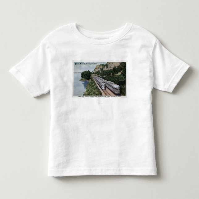 Camiseta De Bebé Ferrocarril de Zephers del gemelo de la bóveda de (Anverso)