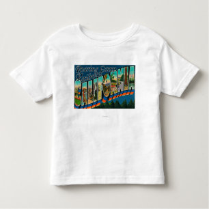 Camiseta De Bebé Ferrocarril del campo del rugido, CA - escenas
