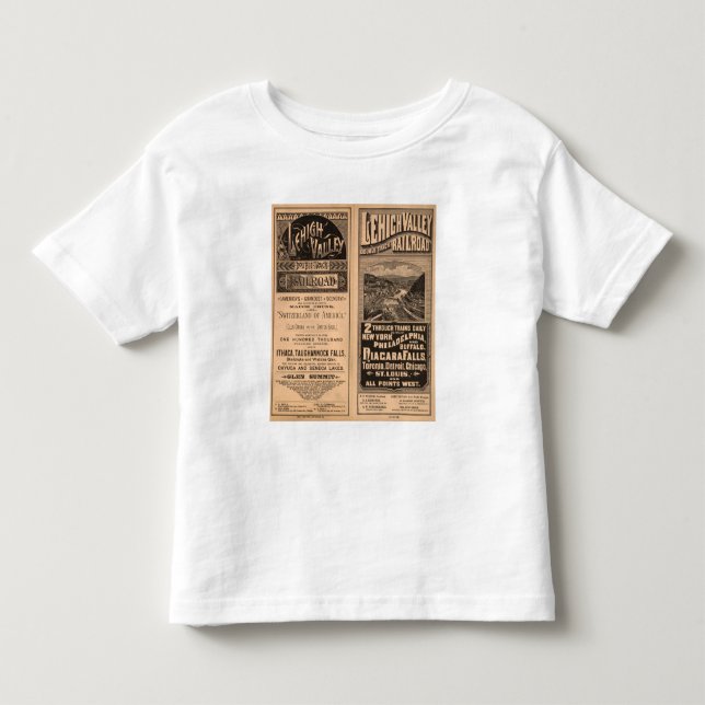 Camiseta De Bebé Ferrocarril del valle de Lehigh (Anverso)