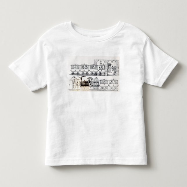 Camiseta De Bebé Ferrocarril indio (Anverso)