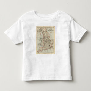 Camiseta De Bebé Ferrocarril, Inglaterra estadística, País de Gal