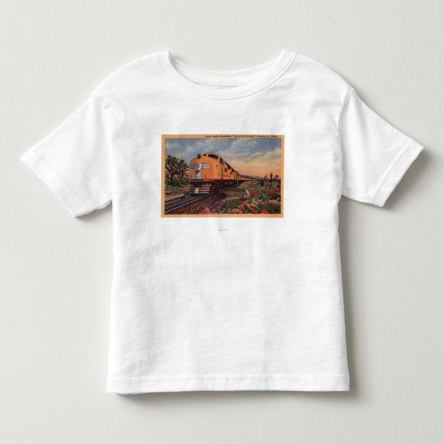 Camiseta De Bebé Ferrocarril pacífico "ciudad de la unión de Los (Anverso)