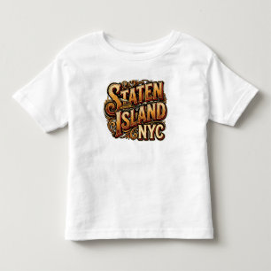 Camiseta De Bebé Ferry de Staten Island Ilustración Náutica de la C