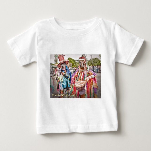 Camiseta De Bebé Festejantes de la Mezquita de las Islas Vírgenes d (Anverso)
