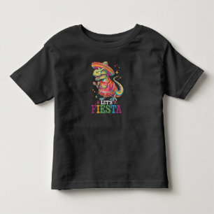 Camiseta De Bebé Festejemos el Cinco De Mayo T Rex Dinosaurio