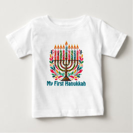 Camiseta De Bebé Festival de Luces de Hanukkah
