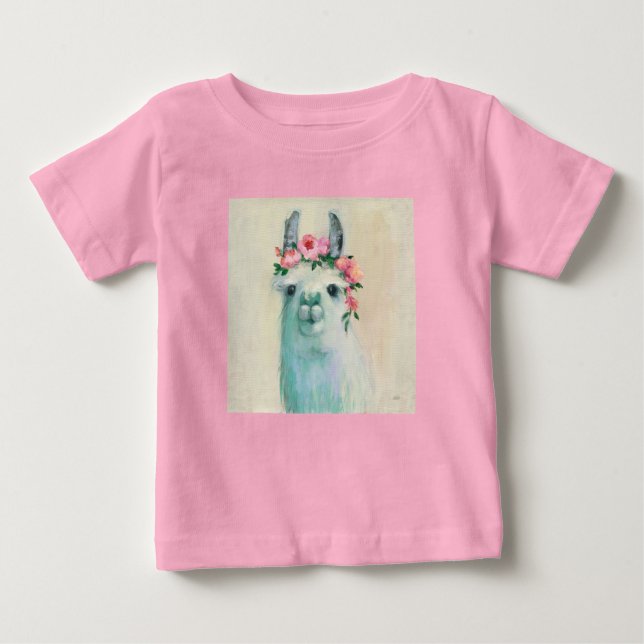 Camiseta De Bebé Festival Llama (Anverso)