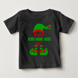 Camiseta De Bebé Festividad coincidente entre Navidades de personal