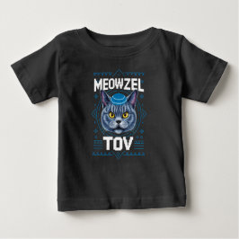 Camiseta De Bebé Festividad judía de Meowzel Tov Hanukkah