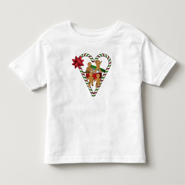 Camiseta De Bebé Festividades de los navidades Gingerbread (Anverso)