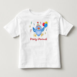 Camiseta De Bebé Fiesta Animal Bluebird