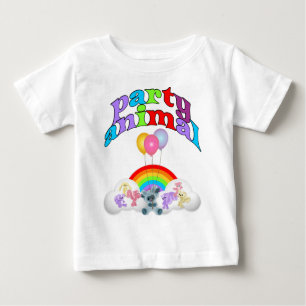 Camiseta De Bebé Fiesta Animal Fun