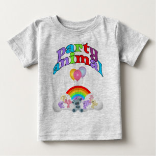 Camiseta De Bebé Fiesta Animal Fun