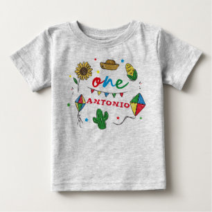 Camiseta De Bebé Fiesta colorida Primer cumpleaños