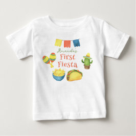 Camiseta De Bebé Fiesta de Acuarela Cumpleaños Uno