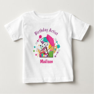 Camiseta De Bebé Fiesta de arte Dos Camisas de Cumpleaños Pintura C