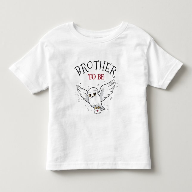 Camiseta De Bebé Fiesta de Baby Shower de Harry Potter | Hermano Ma (Anverso)