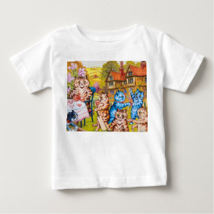 Camiseta De Bebé Fiesta de Cat Garden