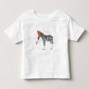 Camiseta De Bebé Fiesta de cebra - Animales con Fiesta