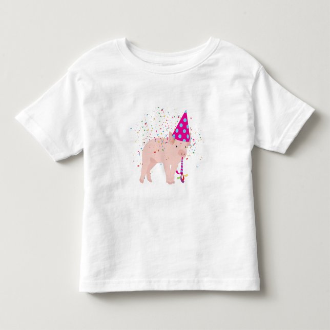 Camiseta De Bebé Fiesta de cerdos - Animales con Fiesta (Anverso)