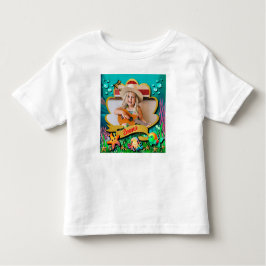Camiseta De Bebé Fiesta de Cumpleaños Bajo El Mar y Sirena
