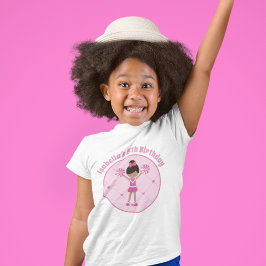 Camiseta De Bebé Fiesta de cumpleaños de animadoras afroamericanas