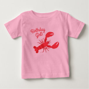 Camiseta De Bebé Fiesta de cumpleaños de Boil de langosta, niños ab