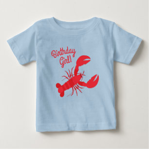 Camiseta De Bebé Fiesta de cumpleaños de Boil de langosta, niños ab