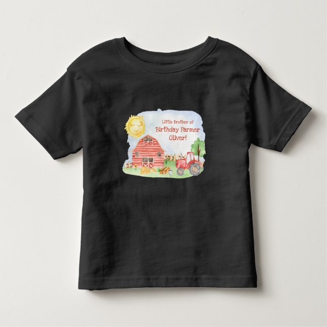 Camiseta De Bebé Fiesta de cumpleaños de crianza infantil que coinc (Anverso)