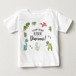 Camiseta De Bebé Fiesta de cumpleaños de Dinosaur