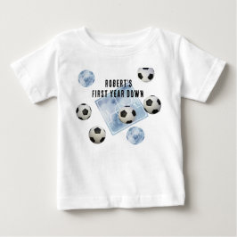 Camiseta De Bebé Fiesta de cumpleaños de fútbol para primer año