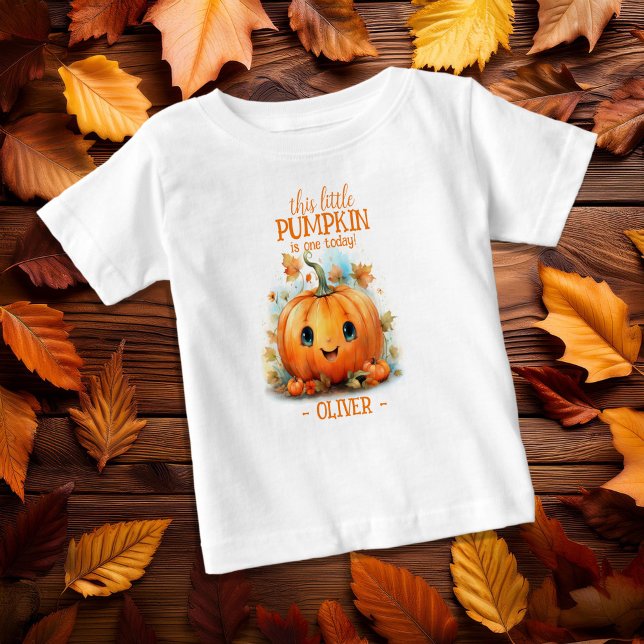 Camiseta De Bebé Fiesta de cumpleaños de la calabaza pequeña (Subido por el creador)