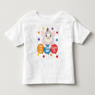 Camiseta De Bebé Fiesta de cumpleaños de los animales de Barnyard