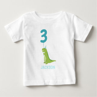 Camiseta De Bebé Fiesta de cumpleaños de los dinosaurios T-Rex