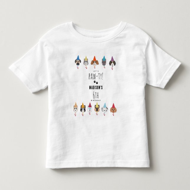 Camiseta De Bebé Fiesta de cumpleaños de los perros callejeros (Anverso)