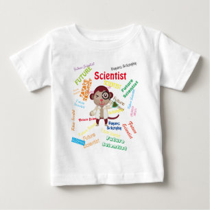 Camiseta De Bebé Fiesta de cumpleaños de monos para científicos del