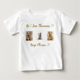 Camiseta De Bebé Fiesta de Cumpleaños de Osito de Peluche