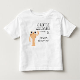 Camiseta De Bebé Fiesta de cumpleaños de pequeños monstruos para to