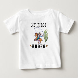Camiseta De Bebé Fiesta de cumpleaños de vaquero Rodeo