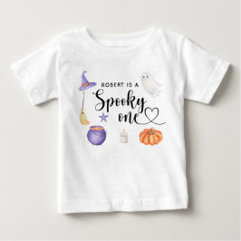 Camiseta De Bebé Fiesta de cumpleaños del primer Halloween del Espe