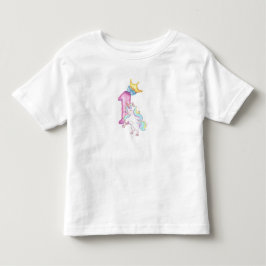 Camiseta De Bebé Fiesta de Cumpleaños Fantasía de Unicornio Mágico