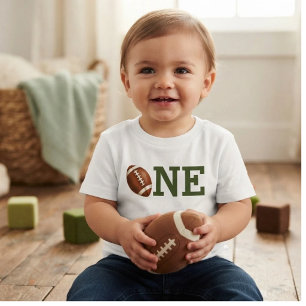 Camiseta De Bebé Fiesta de cumpleaños número 1 de Fútbol de Primer