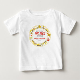 Camiseta De Bebé Fiesta de Cumpleaños Número 2 de Construcción con