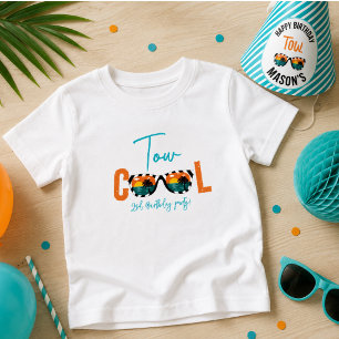 Camiseta De Bebé Fiesta de cumpleaños número 2 de Two Cool Boy