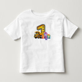 Camiseta De Bebé Fiesta de cumpleaños número uno de construcción