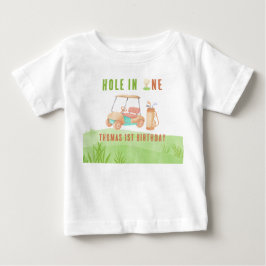 Camiseta De Bebé Fiesta de cumpleaños número uno Hole In One