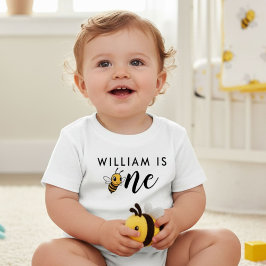 Camiseta De Bebé Fiesta de Cumpleaños Primera Bee Day Baby T-Shirt