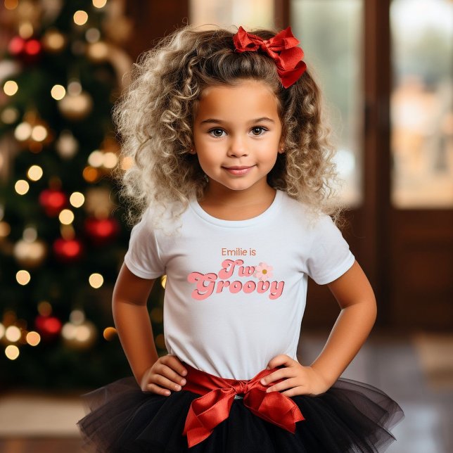 Camiseta De Bebé Fiesta de cumpleaños retro con flores de margarita (Subido por el creador)